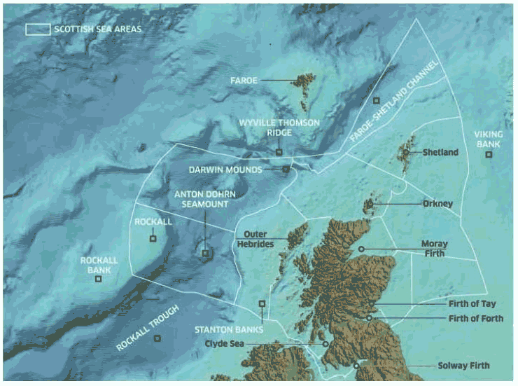 Figure 13 Coastal and offshore waters and features