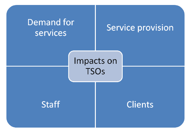 Table 2: Key Impacts Experienced by Third Sector Organisation
